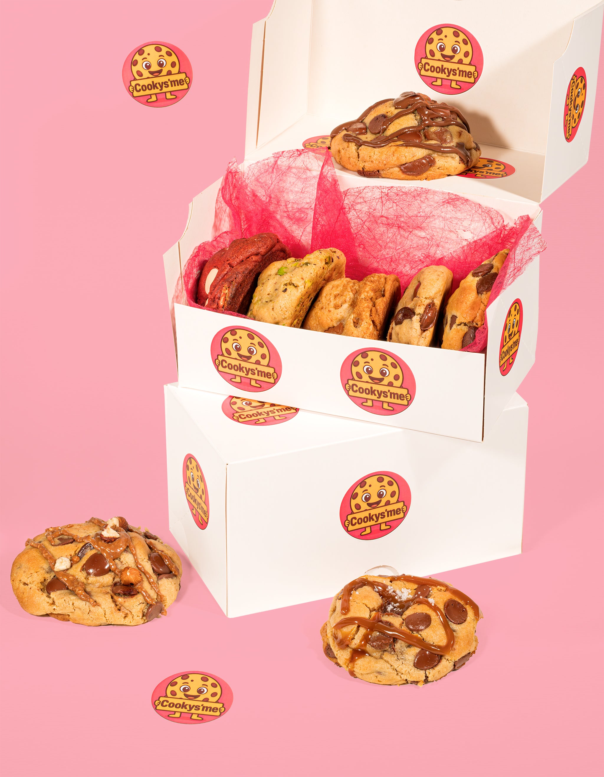 Box découverte cookies - 8 saveurs gourmandes – Cookys'me